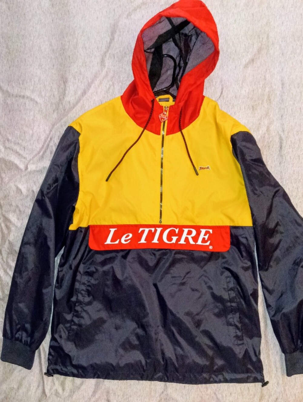 Le Tigre Men's Color Block Anorak Pullover Size L